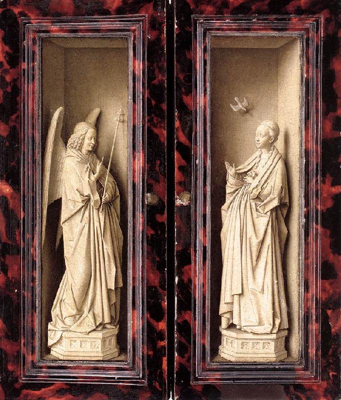 EYCK, Jan van Small Triptych (outer panels) rt